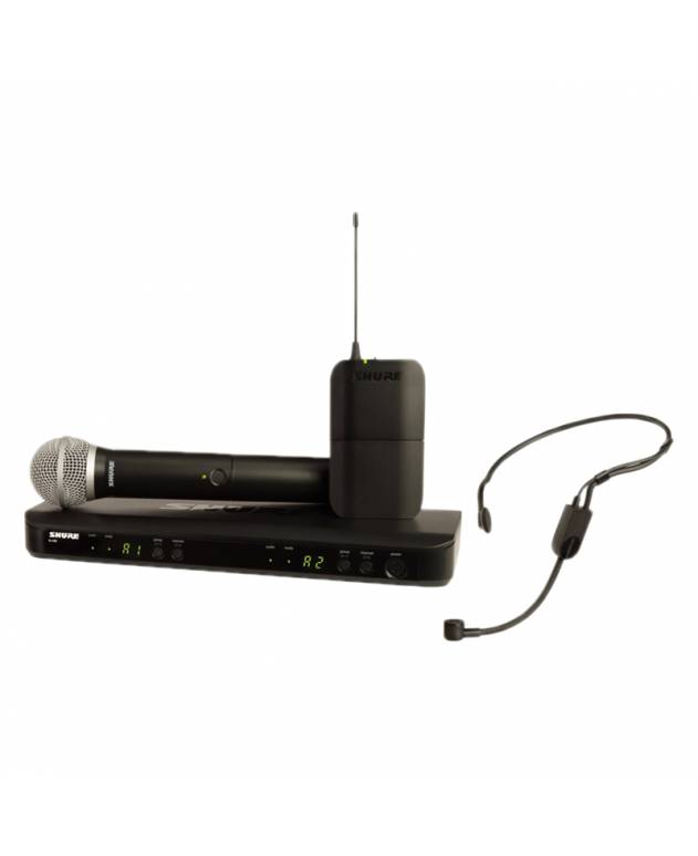 Shure BLX1288/P31 Dual Wireless Combo System W/ PG58 Handheld And PGA31 ...